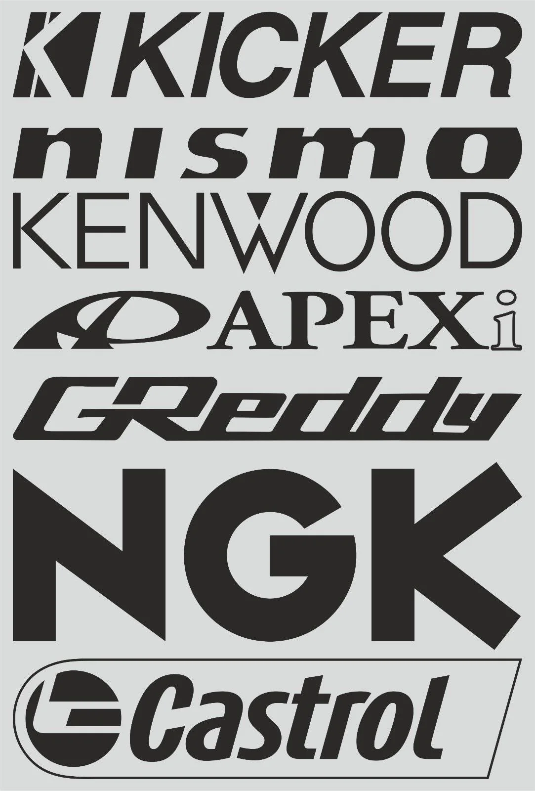 For 1Set STICKERS CAR KIT SPONSOR TECHNICAL AUTO TUNING (200 mm each) #SK-058 Car Styling
For 1Set STICKERS CAR KIT SPONSOR TECHNICAL AUTO TUNING (200 mm each) #SK-058 Car Styling