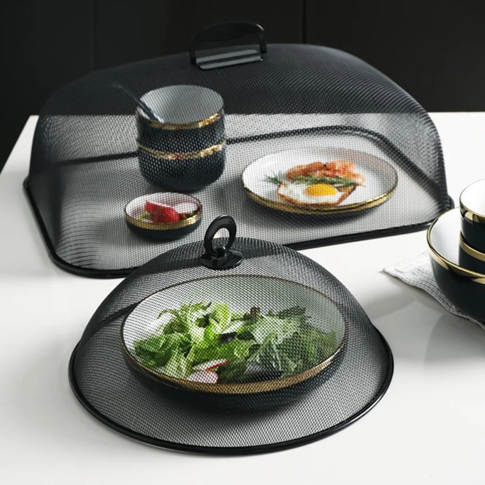 1Pc Plate Cover Dish Cover Mesh Cover Dining Table Style Anti Fly Mosquito Kitchen Stainless Steel Cover (Black)
1Pc Plate Cover Dish Cover Mesh Cover Dining Table Style Anti Fly Mosquito Kitchen Stainless Steel Cover (Black)