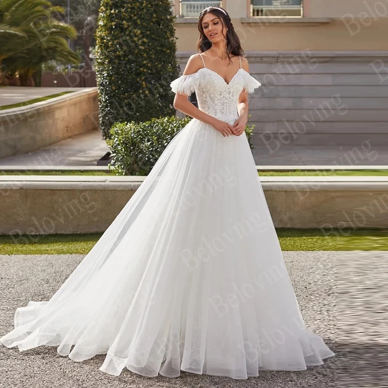 Princess Beach Wedding Dresses A-Line 2021 Vestido De Noiva Sleeveless Lace Bridal Gowns With Appliques Sweep Train Bride Dress
Princess Beach Wedding Dresses A-Line 2021 Vestido De Noiva Sleeveless Lace Bridal Gowns With Appliques Sweep Train Bride Dress