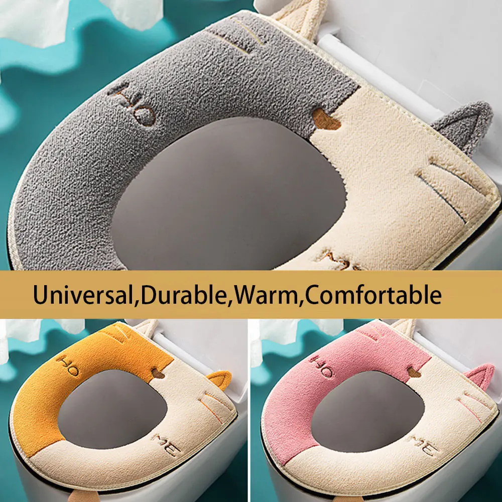 Cartoon Universal Winter Warm Plush Toilet Seat Cover Bathroom Removable Zipper Type Washable Wc Thicken Seat Mat
Cartoon Universal Winter Warm Plush Toilet Seat Cover Bathroom Removable Zipper Type Washable Wc Thicken Seat Mat