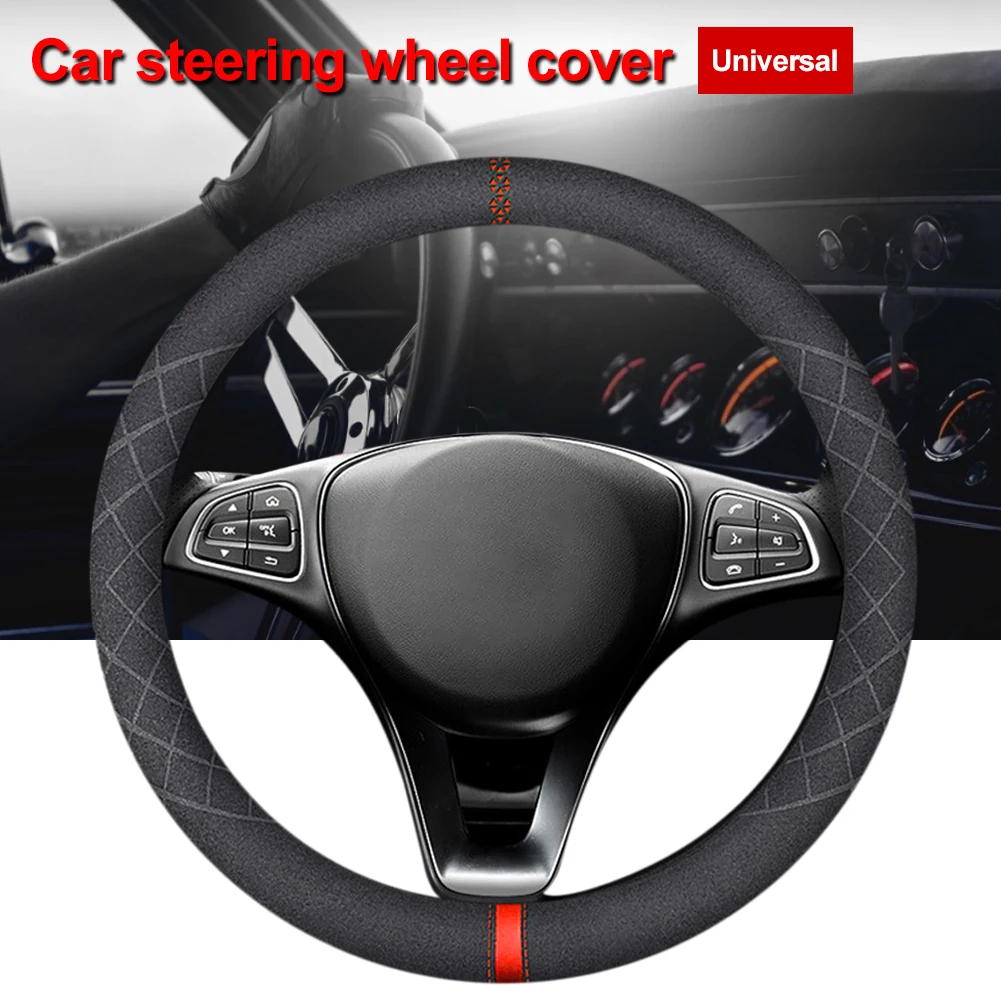 Leather Handle Cover Suede Steering Wheel Cover Suitable for BMW New 3 / 5 1 series gt E48/F48 F83/F25 E90 x4 x5 x6 120i car
Leather Handle Cover Suede Steering Wheel Cover Suitable for BMW New 3 / 5 1 series gt E48/F48 F83/F25 E90 x4 x5 x6 120i car