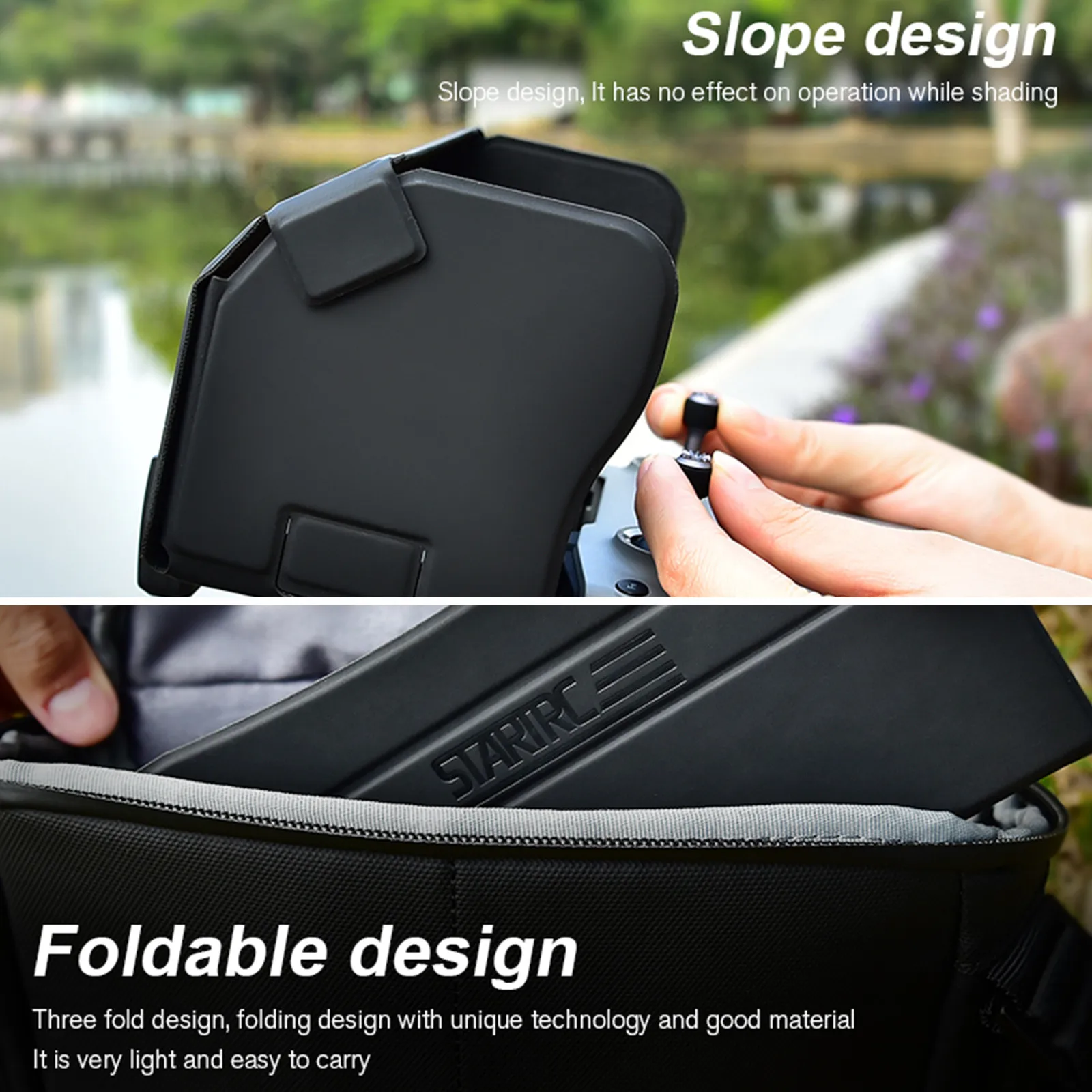Magnetic Foldable Smartphone Sunhood for DJI Mini 2 Remote Control Sunshade Light Block for DJI Mavic Air 2 Drone Accessories#11
Magnetic Foldable Smartphone Sunhood for DJI Mini 2 Remote Control Sunshade Light Block for DJI Mavic Air 2 Drone Accessories#11