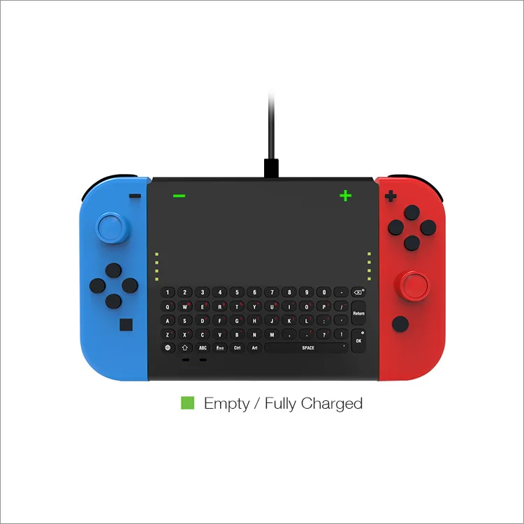 2 4G беспроводной геймпад клавиатура для сообщений Nintendo Switch контроллер NS USB