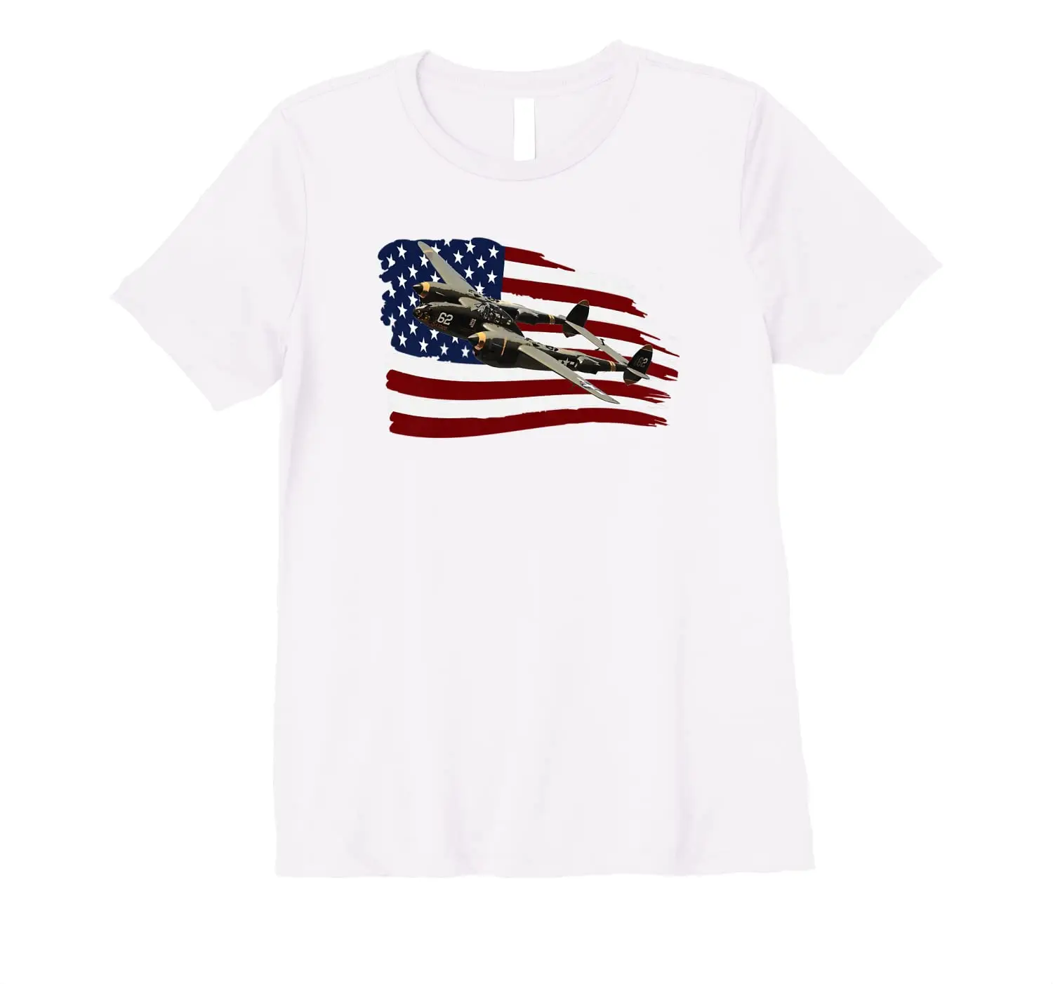 P-38 T shirt WW2 Fighter Plane US FLAG USA Men T-Shirt Short Casual 100% COTTON O-Neck shirts
P-38 T shirt WW2 Fighter Plane US FLAG USA Men T-Shirt Short Casual 100% COTTON O-Neck shirts