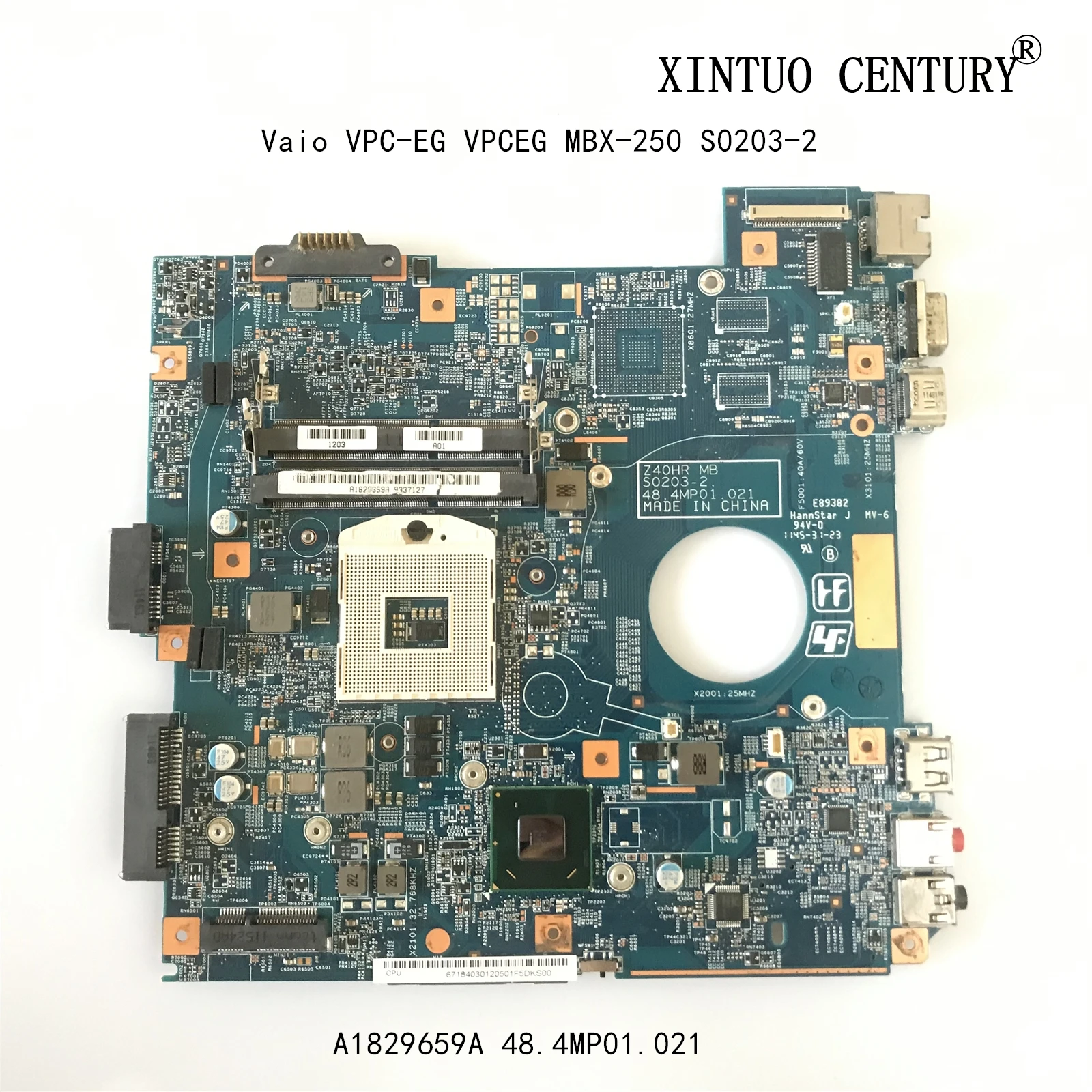 Материнская плата A1829659A для SONY Vaio VPC-EG, VPCEG MBX-250, материнская плата S0203-2 48, 4mp01.021 Z40HR HM65 100% Протестировано, работает
Материнская плата A1829659A для SONY Vaio VPC-EG, VPCEG MBX-250, материнская плата S0203-2 48, 4mp01.021 Z40HR HM65 100% Протестировано, работает
