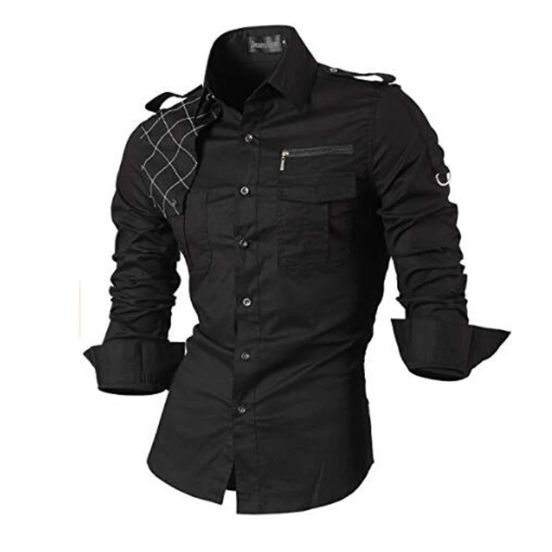Jeansian Men's Casual Dress Shirts Fashion Desinger Stylish Long Sleeve Slim Fit 8371 Black2
Jeansian Men's Casual Dress Shirts Fashion Desinger Stylish Long Sleeve Slim Fit 8371 Black2