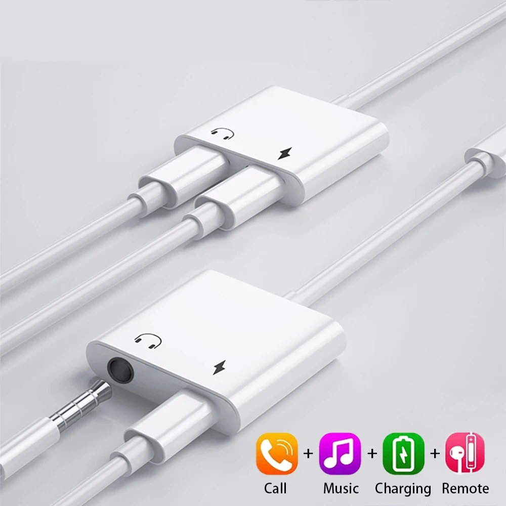 Зарядное устройство аудио адаптер переходник для Iphone 7 8X11 наушников Lightning/HDMI 3 5 мм