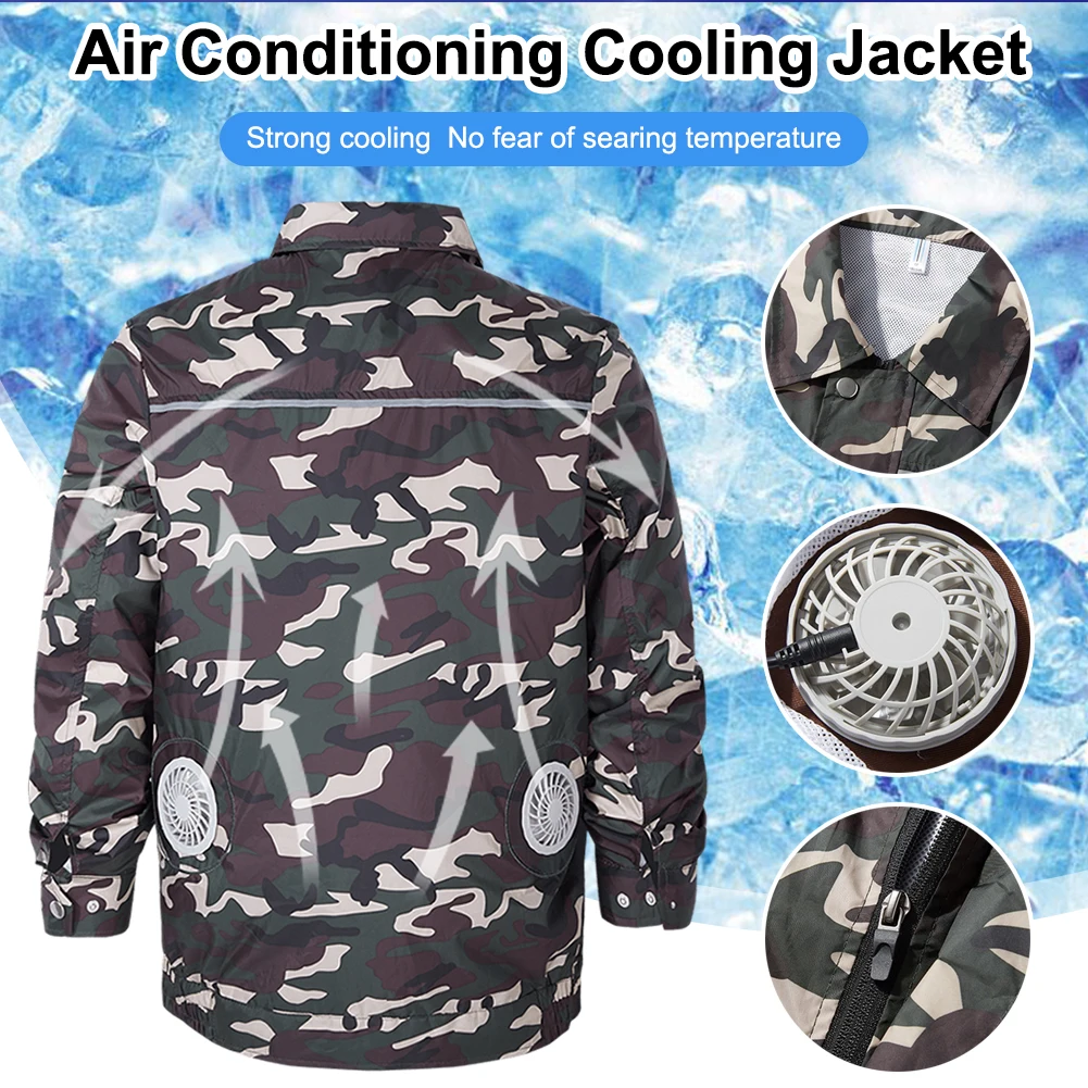 Breathable USB Waist Outdoor Fan Cooling Jacket Summer Fan Vest Fishing Cycling Coat M-4XL Men Women Air Conditioning Cool Coat
Breathable USB Waist Outdoor Fan Cooling Jacket Summer Fan Vest Fishing Cycling Coat M-4XL Men Women Air Conditioning Cool Coat