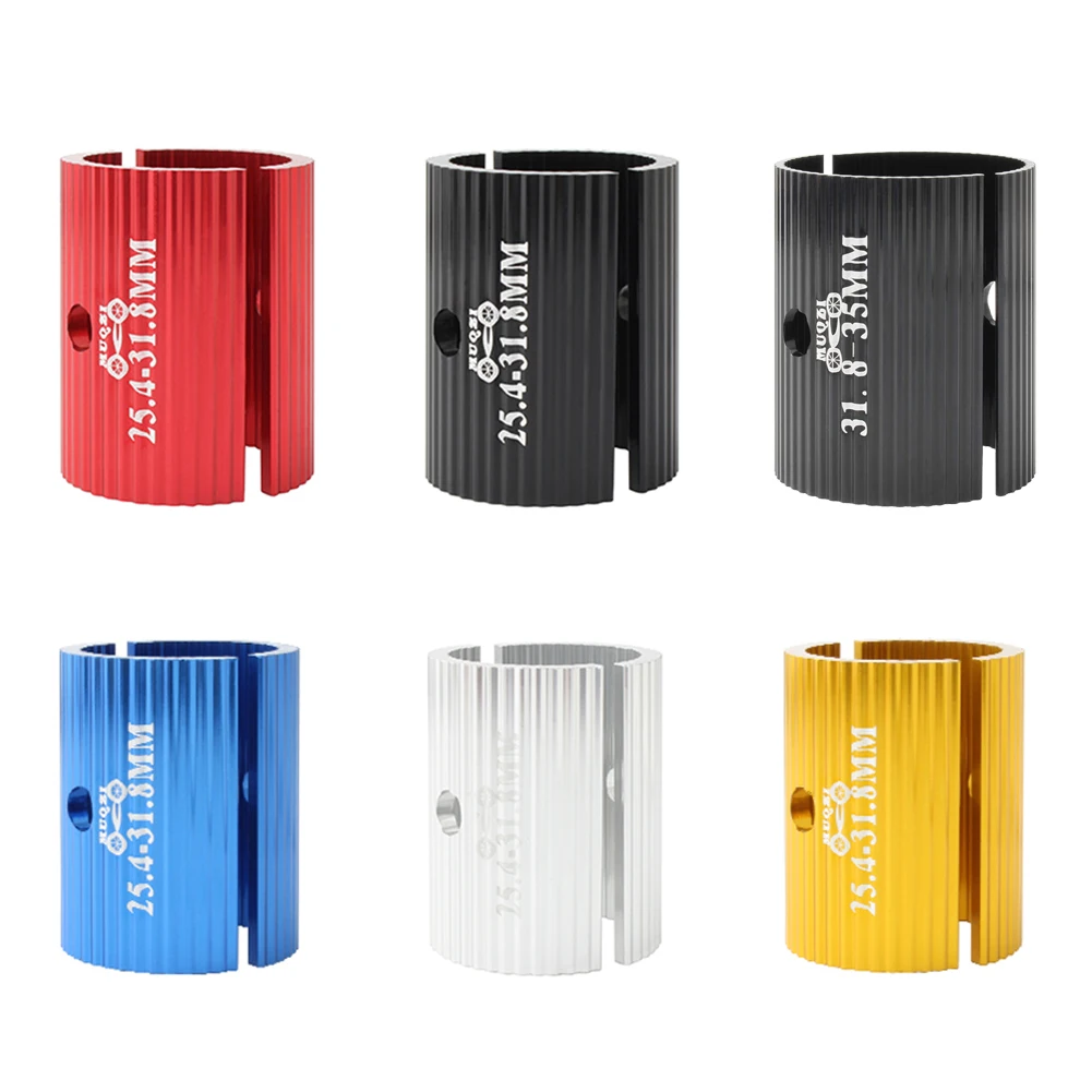 MUQZI 1Pair Bike Handlebar Conversion Shim 25.4mm To 31.8mm 31.8mm To 35mm Aperture Adjust Adapter MTB Road Bicycle Reducer
MUQZI 1Pair Bike Handlebar Conversion Shim 25.4mm To 31.8mm 31.8mm To 35mm Aperture Adjust Adapter MTB Road Bicycle Reducer