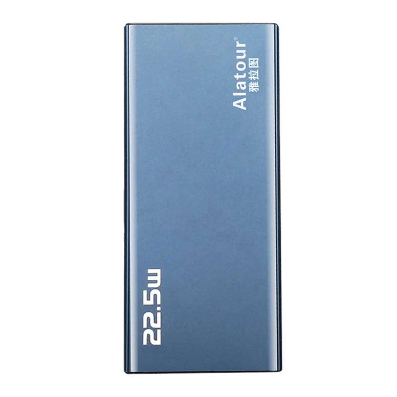 

Alatour 10000 мА/ч, дисплей Power Bank 2xusb + Micro USB + кабель Type-C портативное зарядное устройство, внешний аккумулятор для Nintendo Switch iPhone Samsung