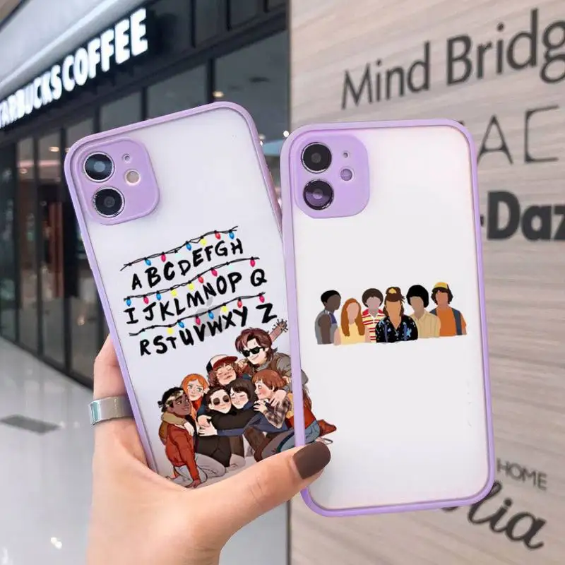 Stranger Things Christmas Lights Phone Case For iPhone 12 11 Mini Pro XR XS Max 7 8 Plus X Matte transparent Purple Cover
Stranger Things Christmas Lights Phone Case For iPhone 12 11 Mini Pro XR XS Max 7 8 Plus X Matte transparent Purple Cover
