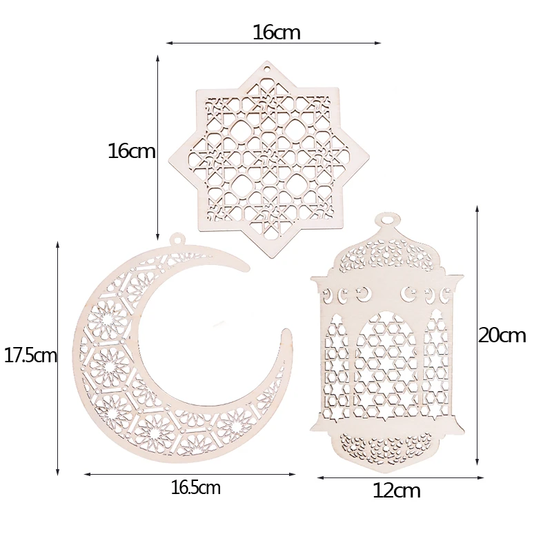 wedding decoration Ramadan Eid Mubarak Wood Craft Moon Wooden Plaque Decorations Home Hanging Ornament Pendant Islam Muslim 
wedding decoration Ramadan Eid Mubarak Wood Craft Moon Wooden Plaque Decorations Home Hanging Ornament Pendant Islam Muslim