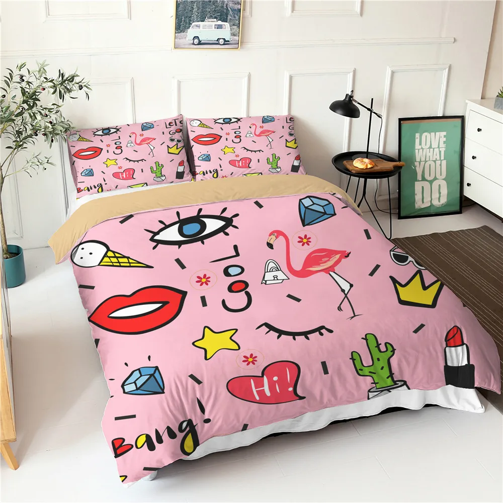 Winter Duvet Cover Children's Bed Linen Comforter Bedding Sets Children's Drawing Pattern Double Bedspread With Pillowcases
Winter Duvet Cover Children's Bed Linen Comforter Bedding Sets Children's Drawing Pattern Double Bedspread With Pillowcases