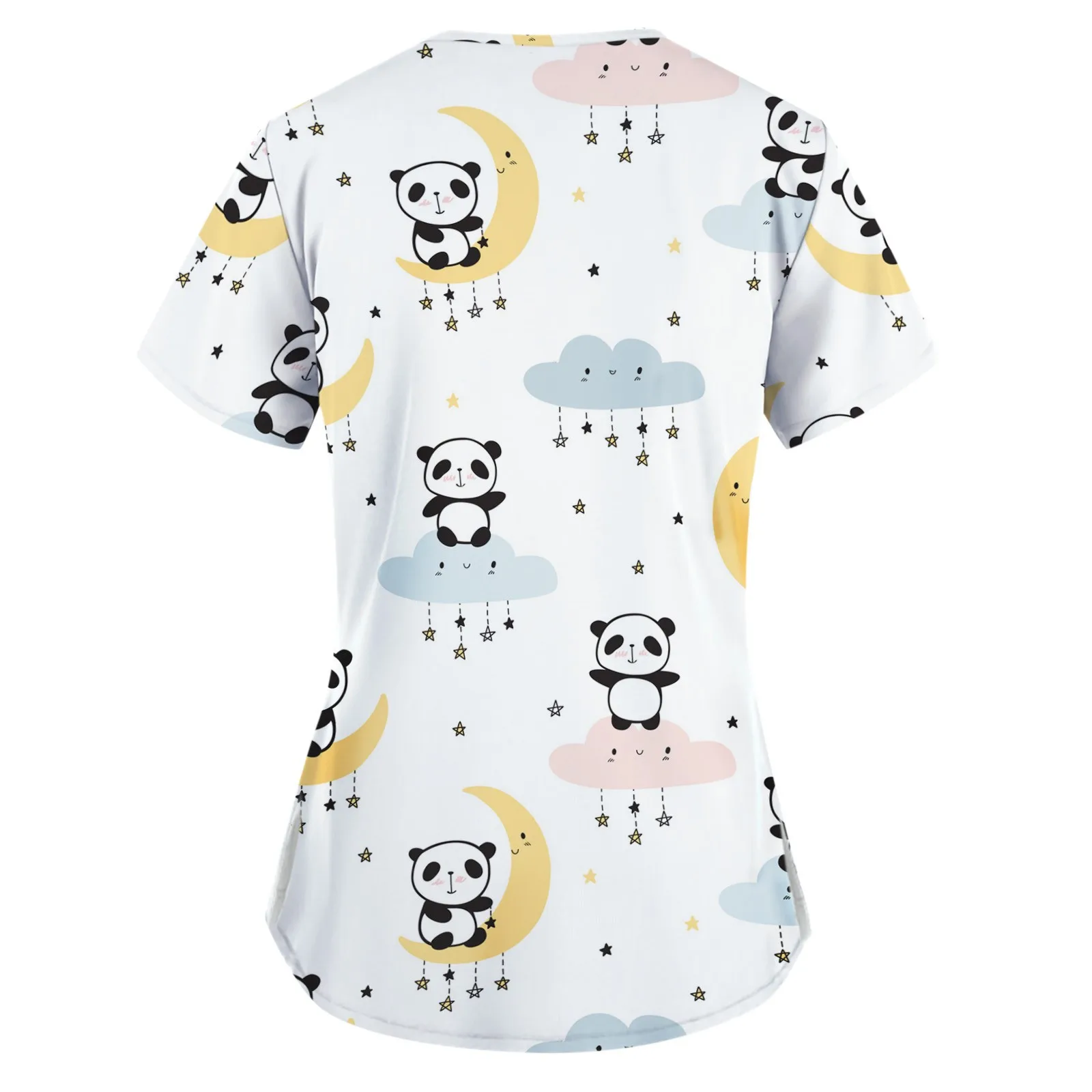 Summer Sexy Medical Uniform 2021 Women Short Sleeve V-neck Cartoon Pattern Tops Nursing Working Uniform T-shirts
Summer Sexy Medical Uniform 2021 Women Short Sleeve V-neck Cartoon Pattern Tops Nursing Working Uniform T-shirts