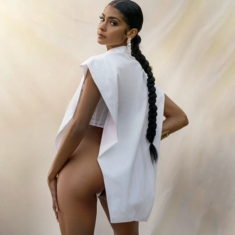 Single-Breasted Summer Blouses Femme 2021 Solid Color Sexy Vest Blouse Women Fashion Temperament Show Shoulder Loose Shirt Vests
Single-Breasted Summer Blouses Femme 2021 Solid Color Sexy Vest Blouse Women Fashion Temperament Show Shoulder Loose Shirt Vests