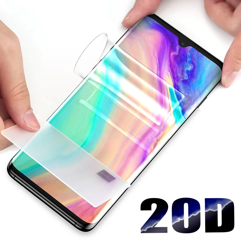 20D Гидрогелевая пленка для huawei P30 P20 Pro полное покрытие Защита экрана P10 Lite защитная