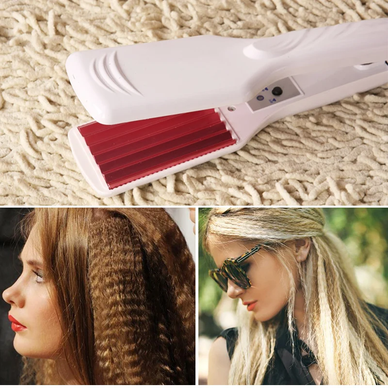 Professional Corrugated Iron Hair Straightener Iron Hair Crimper Irons Fluffy Wave Iron Chapinha Corrugation Styling Tools
Professional Corrugated Iron Hair Straightener Iron Hair Crimper Irons Fluffy Wave Iron Chapinha Corrugation Styling Tools
