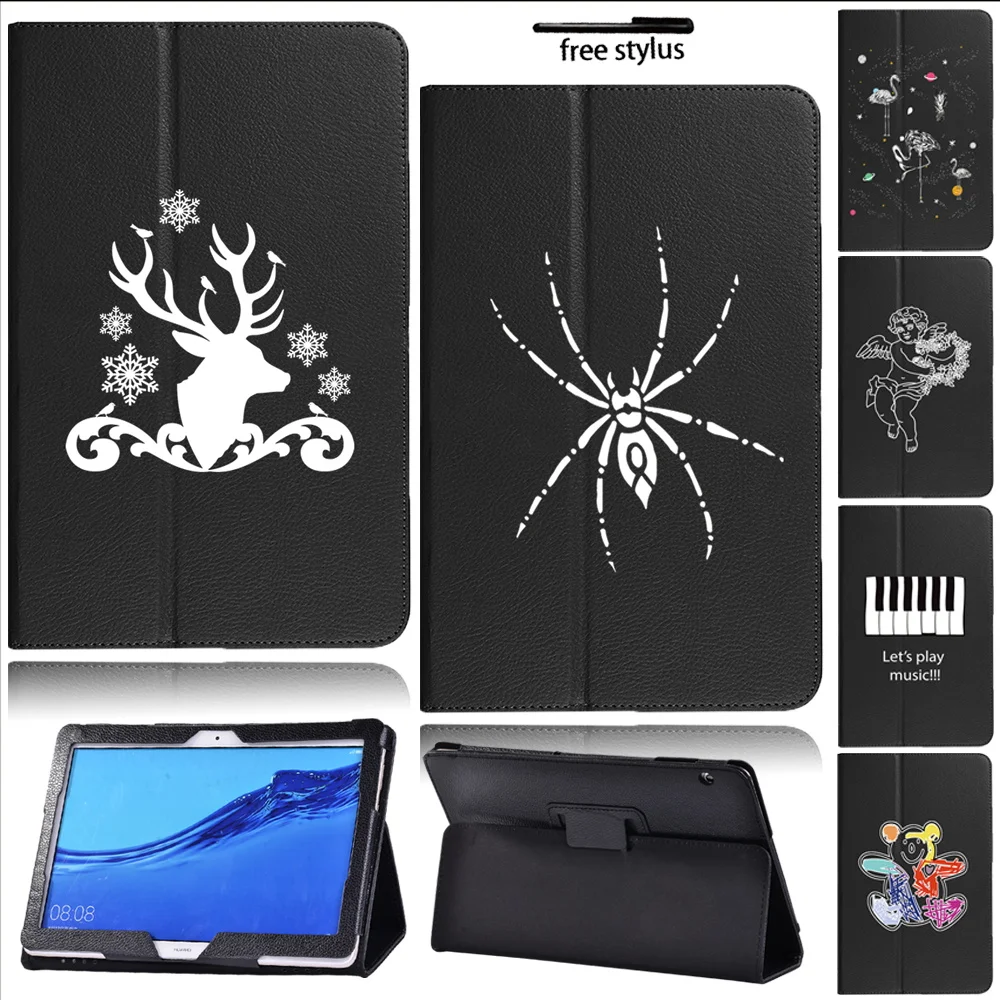 Cover for Huawei Mediapad T5 10 AGS2-W09 / W19 / L03 / L09 Funda, Pu Leather, Cover for Huawei T5 Tablet Back Support Shell 10.1 
Cover for Huawei Mediapad T5 10 AGS2-W09 / W19 / L03 / L09 Funda, Pu Leather, Cover for Huawei T5 Tablet Back Support Shell 10.1