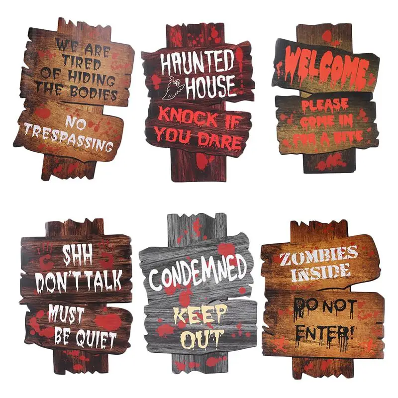 6pcs Halloween Yard Signs Ghost Festival Garden Decor Haunted House Decor
6pcs Halloween Yard Signs Ghost Festival Garden Decor Haunted House Decor