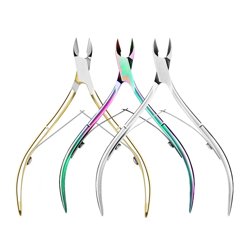 

Stainless Steel Nail Cuticle Scissors Manicure Nipper Clipper Dead Skin Remover Cutter Tweezers Pedicure Trim Eagle Beak Pliers