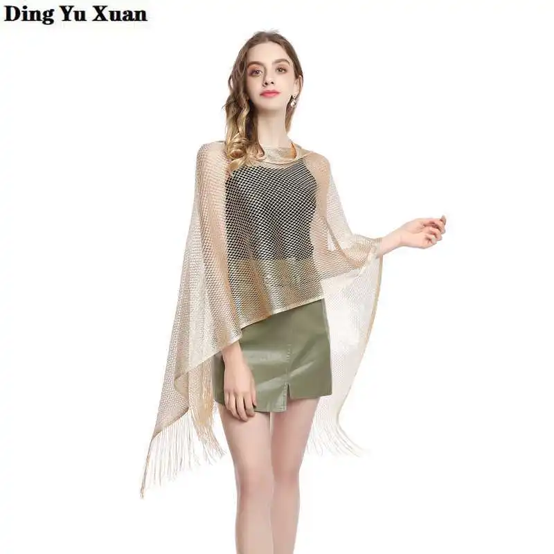 Bohemian Style Irregular Ponchos and Capes See Through Beach Poncho Women Hollow Out Tassel Cape Femme Knitted Tops Shirt
Bohemian Style Irregular Ponchos and Capes See Through Beach Poncho Women Hollow Out Tassel Cape Femme Knitted Tops Shirt