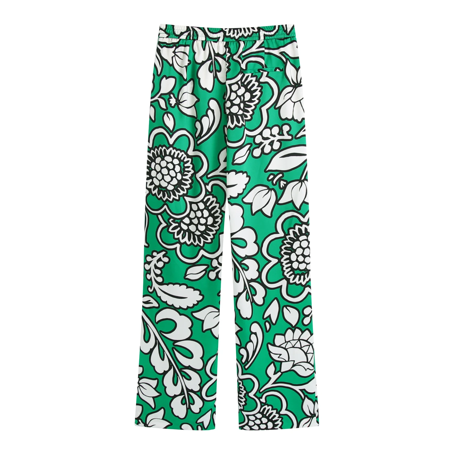 KRSB 2021 Summer Women's Green Printed Elastic Waist Design Trousers Loose Casual Straight-Leg Pants Comfortable British Style
KRSB 2021 Summer Women's Green Printed Elastic Waist Design Trousers Loose Casual Straight-Leg Pants Comfortable British Style