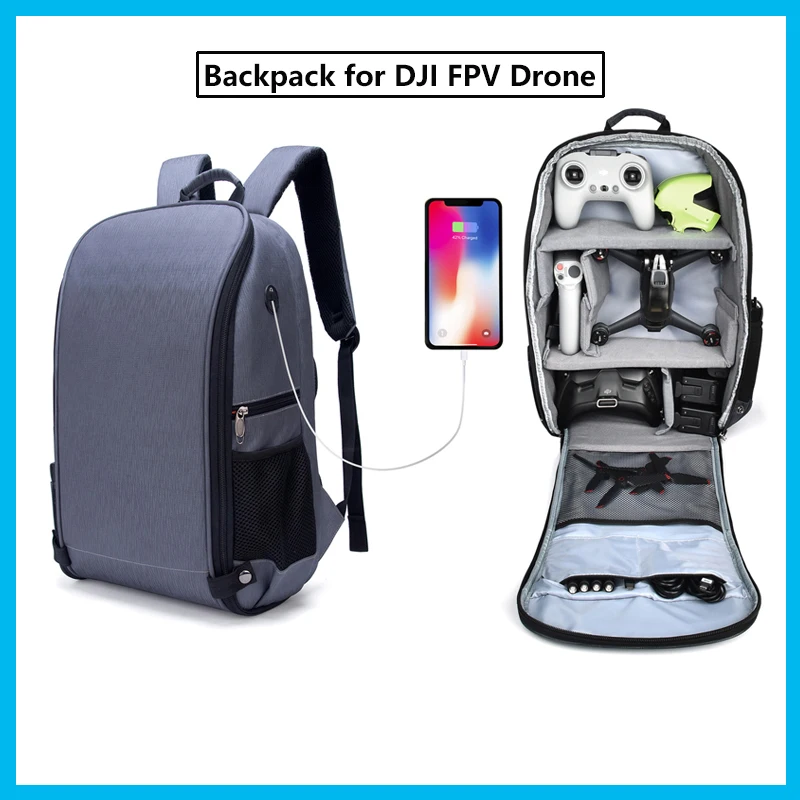Backpack for DJI FPV Drone Portable Waterproof Storage Bag Outdoor Shoulder Bag Remote Controller V2 Goggles Accessories
Backpack for DJI FPV Drone Portable Waterproof Storage Bag Outdoor Shoulder Bag Remote Controller V2 Goggles Accessories