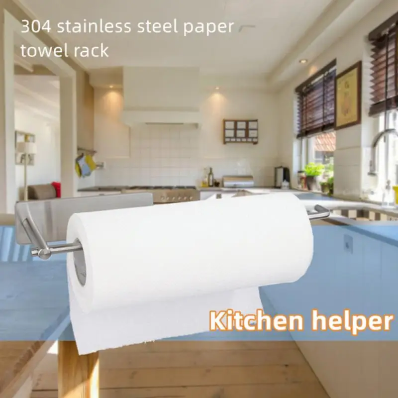 Roll Holder Stainless Steel Easy Install Wall Mounted Tissue Paper Towel Rustproof Without Drilling Bathroom Accessories Racks
Roll Holder Stainless Steel Easy Install Wall Mounted Tissue Paper Towel Rustproof Without Drilling Bathroom Accessories Racks