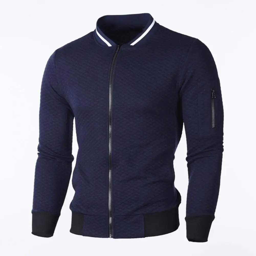 Elastic Cuff Stylish Soft Men Coat Cardigan Spring Coat Contrast Colors for Home
Elastic Cuff Stylish Soft Men Coat Cardigan Spring Coat Contrast Colors for Home