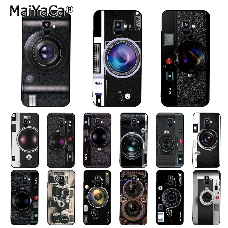 Чехол MaiYaCa в стиле ретро для телефона с камерой Samsung Galaxy A51 A71 A80 A7 A8 A6 Plus A70 A9 2018 A50 A20
