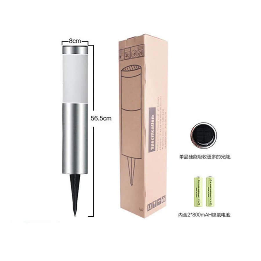 Beiaidi Stainless Steel Solar Pathway Lights Outdoor Waterproof Garden Stake Light Driveway Landscape Solar Lawn Pillar light
Beiaidi Stainless Steel Solar Pathway Lights Outdoor Waterproof Garden Stake Light Driveway Landscape Solar Lawn Pillar light