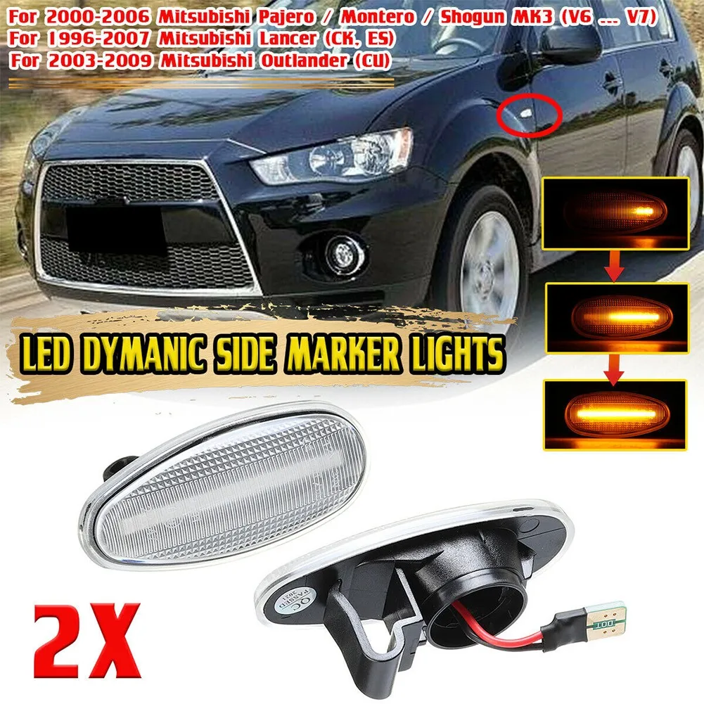 2pcs LED Car Tools Sequential Dynamic Side Marker Lights SMD For Outlander Lancer Galant Car Lights Equippments Easy Install
2pcs LED Car Tools Sequential Dynamic Side Marker Lights SMD For Outlander Lancer Galant Car Lights Equippments Easy Install