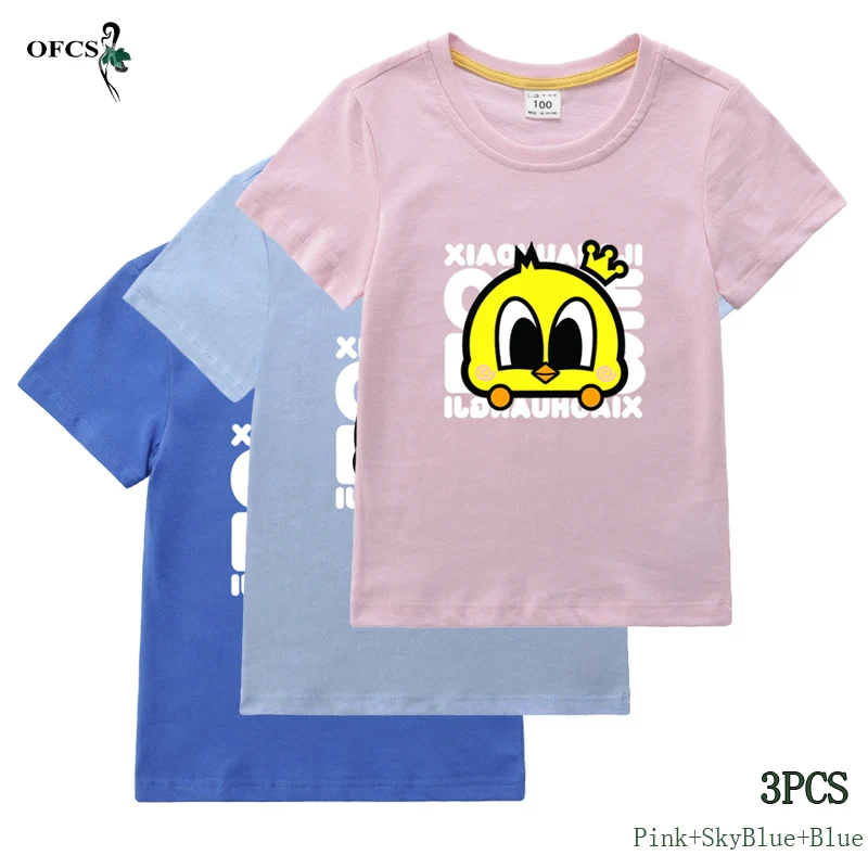 Boys & Girls T-shirts Kids Cartoon Print T Shirt Summer Children Clothing Short Sleeve T-shirt Cotton Tops Fashion Costume 3Pcs
Boys & Girls T-shirts Kids Cartoon Print T Shirt Summer Children Clothing Short Sleeve T-shirt Cotton Tops Fashion Costume 3Pcs