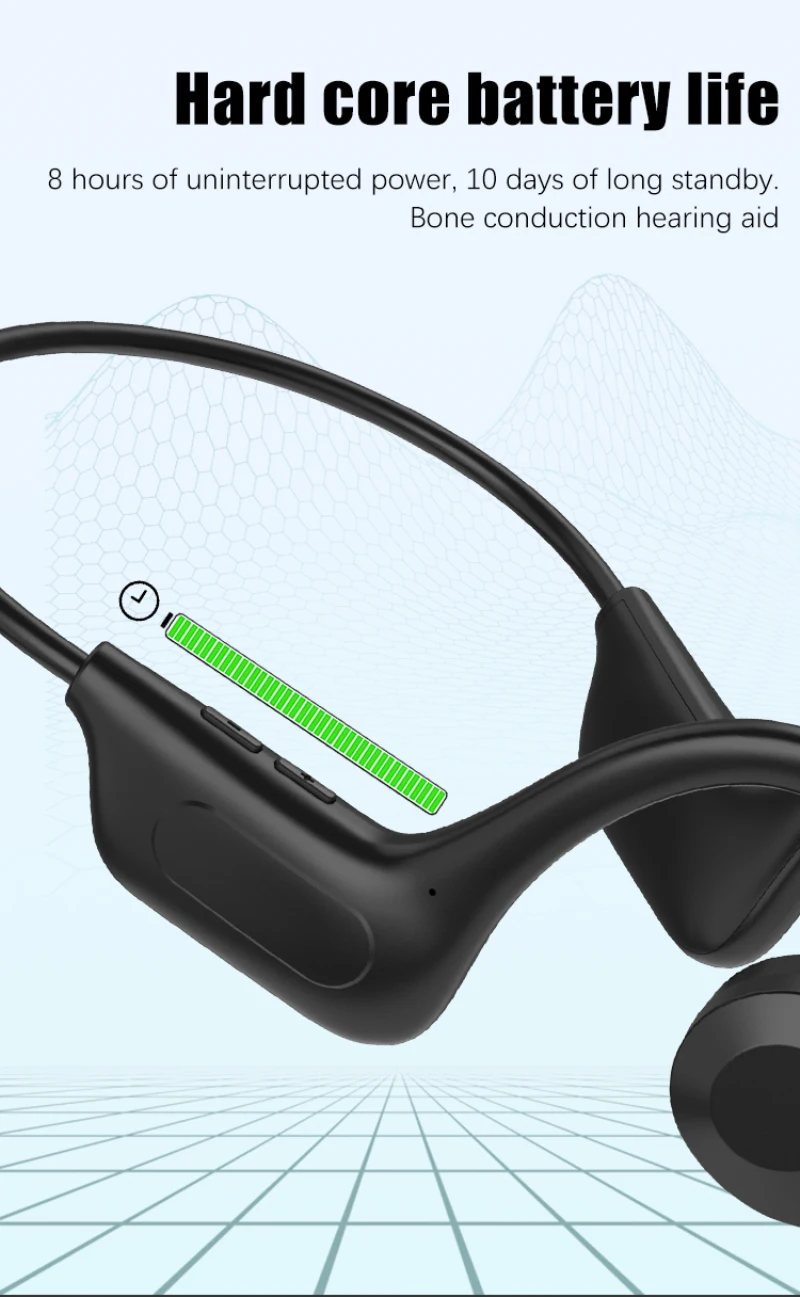 TWS-наушники VG02 с костной проводимостью Bluetooth 5 1 глубокими басами | Электроника