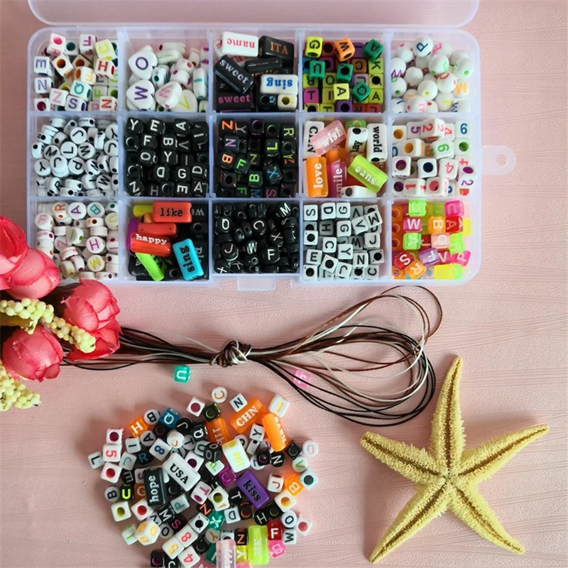 100PCS Colorful English Words DIY Beads For Kids Girls Handmade Acrylic Beaded Bracelet Necklace Jewelry Children Dress Up Toys
100PCS Colorful English Words DIY Beads For Kids Girls Handmade Acrylic Beaded Bracelet Necklace Jewelry Children Dress Up Toys