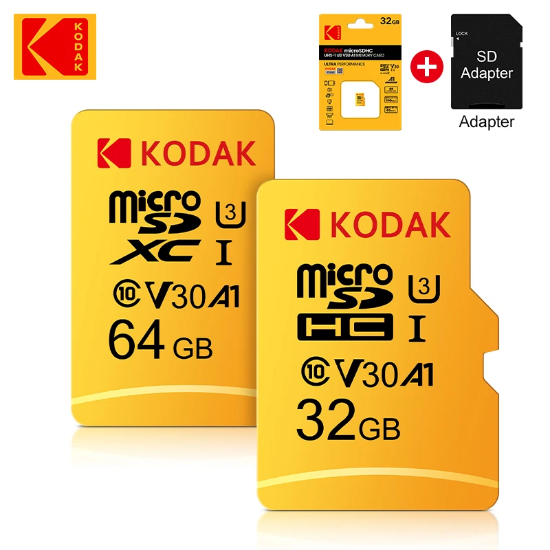 Original Kodak EVO Plus Memory Card 32GB/SDHC 64GB/128GB/256GB/512GB SDXC Micro SD/TF Flash Cards MicroSD UHS-1 For Phone Drone
Original Kodak EVO Plus Memory Card 32GB/SDHC 64GB/128GB/256GB/512GB SDXC Micro SD/TF Flash Cards MicroSD UHS-1 For Phone Drone