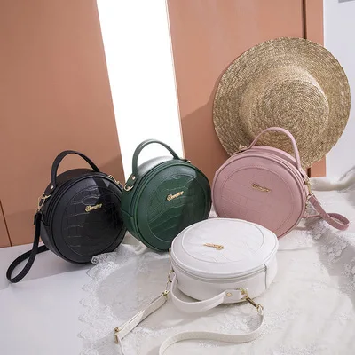 New Ladies Bag Korean Sweet Small Fresh Shoulder Bag Fashion Crocodile Pattern Small Round Bag Leather Handbag Women
New Ladies Bag Korean Sweet Small Fresh Shoulder Bag Fashion Crocodile Pattern Small Round Bag Leather Handbag Women