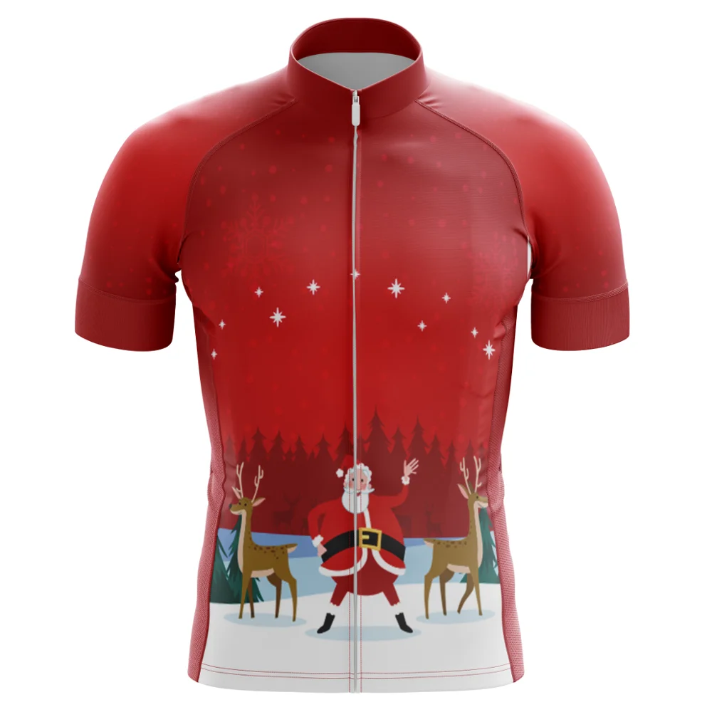 2022 New Christmas Bike Shirt Santa Claus Print Short Sleeve Cycling Jersey Men Red Outdoor Sport Bicycle Clothing Ciclismo
2022 New Christmas Bike Shirt Santa Claus Print Short Sleeve Cycling Jersey Men Red Outdoor Sport Bicycle Clothing Ciclismo