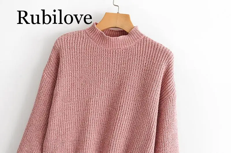 Rubilove 2019 Autumn Winter Women Turtleneck Sweater Knitted Pullovers Knitwear Female Jumper Pull Femme
Rubilove 2019 Autumn Winter Women Turtleneck Sweater Knitted Pullovers Knitwear Female Jumper Pull Femme