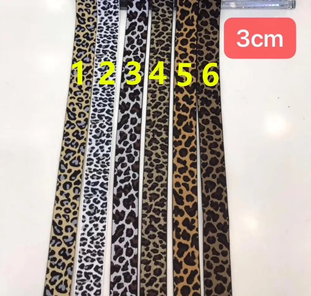 3cm leopard print elastic knitted jacquard ribbon,snow leopard print ribbon,snow panther print ribbon,XERY191206K
3cm leopard print elastic knitted jacquard ribbon,snow leopard print ribbon,snow panther print ribbon,XERY191206K