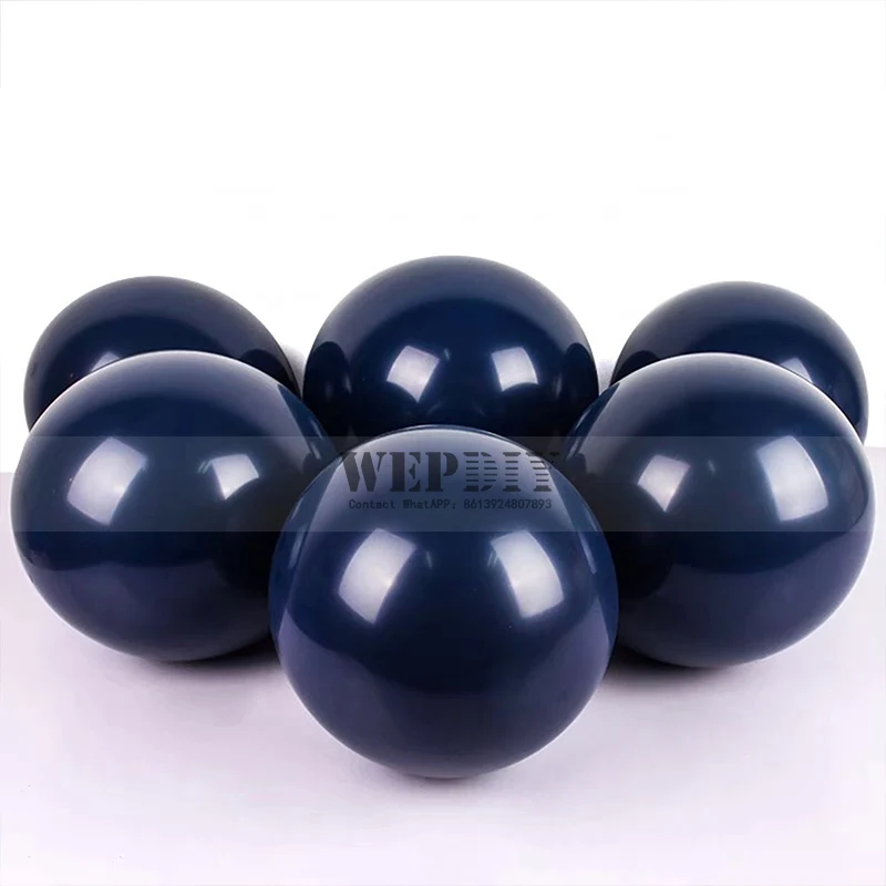 European and American popular 10 inch 12 inch ink blue latex balloon starry night blue decoration balloon
European and American popular 10 inch 12 inch ink blue latex balloon starry night blue decoration balloon