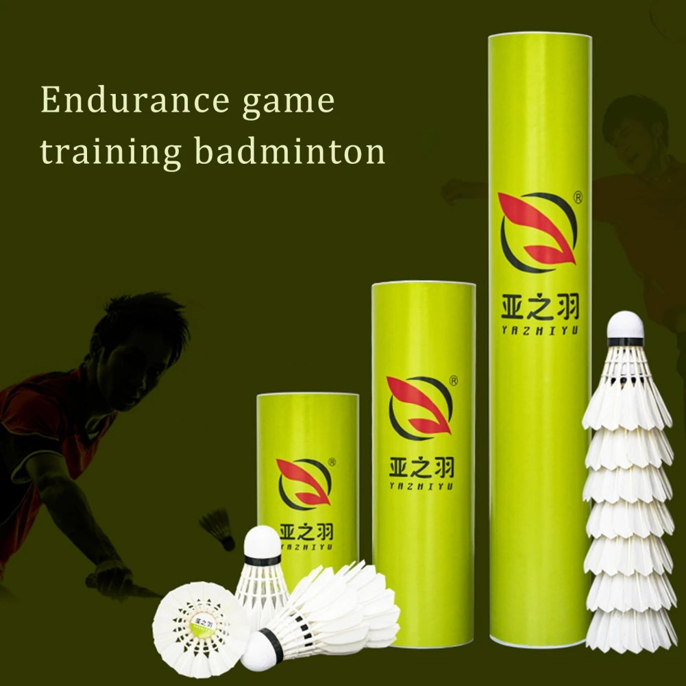 6/12pcs Set Nylon Shuttlecock Table Fiber Ball Head Full Round Wool Style Plastic Badminton for Outdoor Training Balls
6/12pcs Set Nylon Shuttlecock Table Fiber Ball Head Full Round Wool Style Plastic Badminton for Outdoor Training Balls