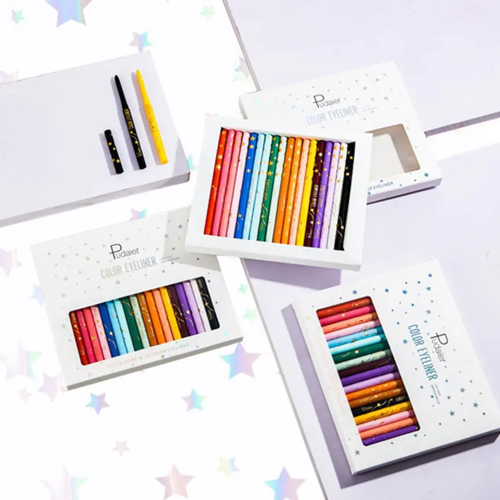 Transpiratie Eyeliner Pen 18PCS Potlood Eyeliner Gel Pen Lasting Eye Liner Potlood Pigment Waterdichte Eye Makeup Tool
Transpiratie Eyeliner Pen 18PCS Potlood Eyeliner Gel Pen Lasting Eye Liner Potlood Pigment Waterdichte Eye Makeup Tool