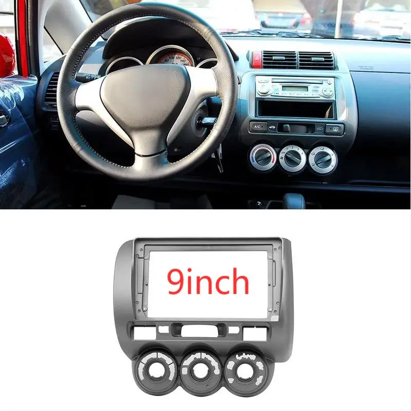9 Inch Car Fascia Double Din Car dvd Fascias Frame Audio Fitting Adaptor Facia Panel Dashboard for Honda Fit City Jazz 2006
9 Inch Car Fascia Double Din Car dvd Fascias Frame Audio Fitting Adaptor Facia Panel Dashboard for Honda Fit City Jazz 2006