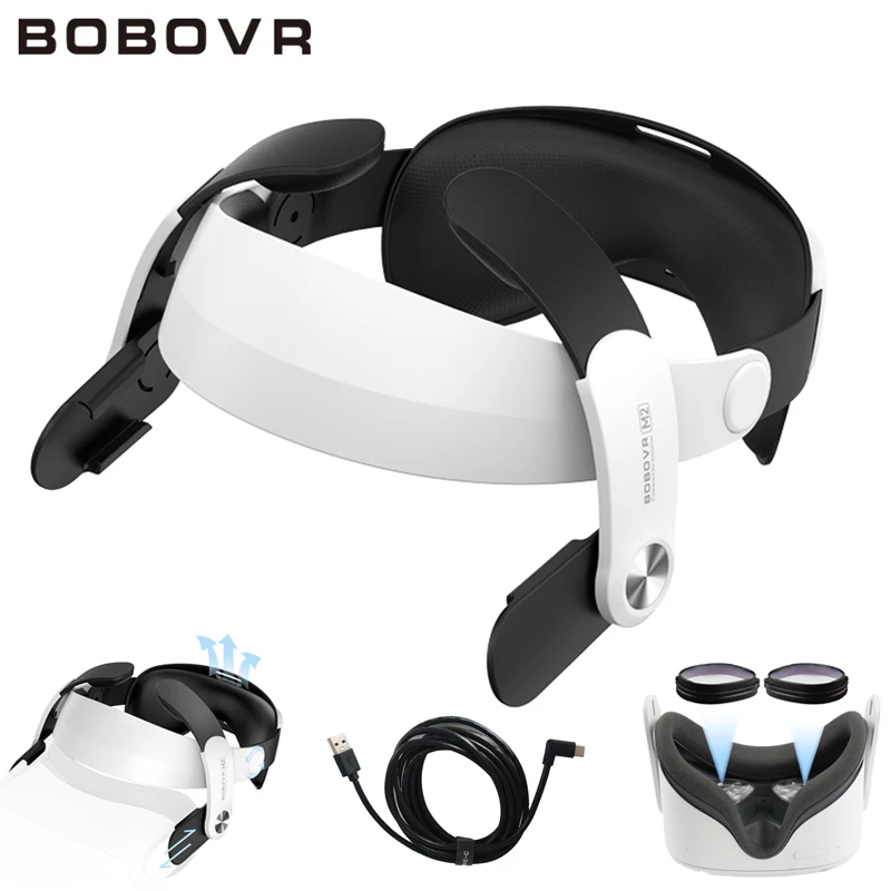 Ремешок BOBOVR M2 для Oculus Quest 2 Kit ремешок очков виртуальной реальности магнитный