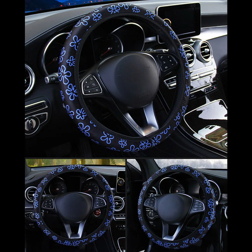 Auto Car 15/37-38cm SUV Flower Floral Steering Wheel Cover Universal Graphics Floral Applique Interior Trim
Auto Car 15/37-38cm SUV Flower Floral Steering Wheel Cover Universal Graphics Floral Applique Interior Trim