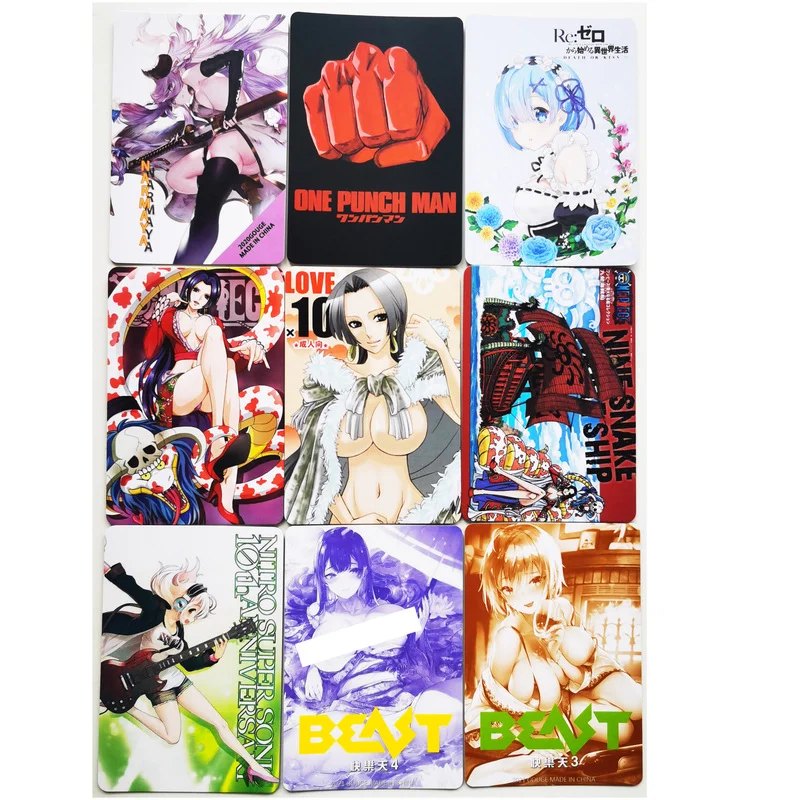10pcs/set ACG Beauty Boa One Piece Hancock Rem Tatsumaki Sexy Girls Hobby Collectibles Game Anime Collection Cards 
10pcs/set ACG Beauty Boa One Piece Hancock Rem Tatsumaki Sexy Girls Hobby Collectibles Game Anime Collection Cards