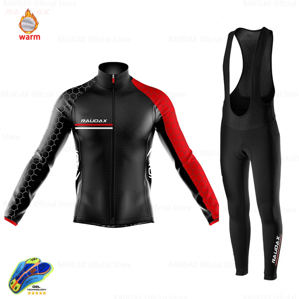 Team Cycling Clothes Winter Fleece Clothing Long Sleeve Jersey Set Raudax UNinform Thermal Fleece Skinsuit Ropa De Hombre
Team Cycling Clothes Winter Fleece Clothing Long Sleeve Jersey Set Raudax UNinform Thermal Fleece Skinsuit Ropa De Hombre