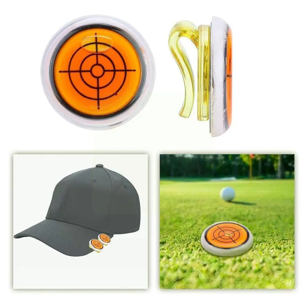 

Уровень для игры в гольф, зажим для шляпы для чтения, полезный качественный магнитный зажим для гольфа, аксессуары, красочный уличный маркер...