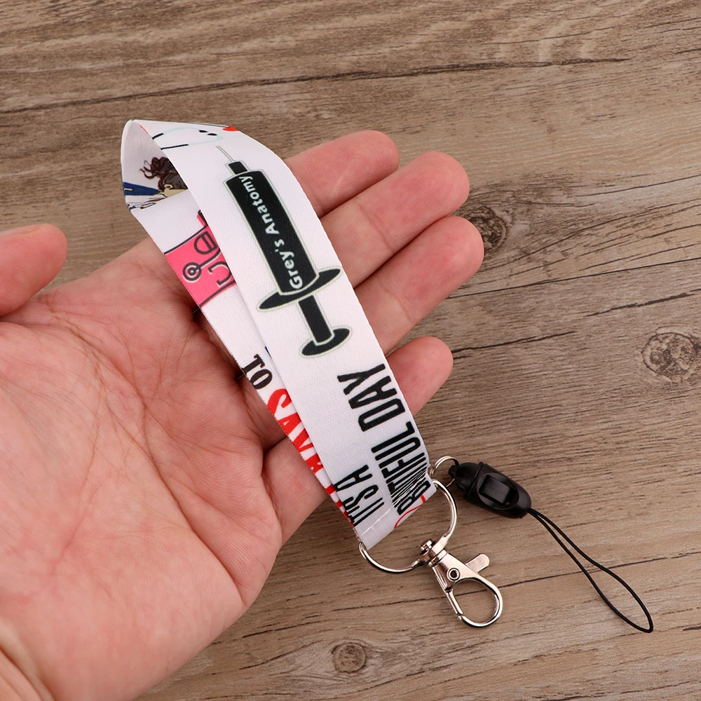 JF822 Grey's Anatomy Lanyard For Doctor Nurse Key ID Card Gym Phone Straps USB Badge Holder DIY Hanging Rope Short Lanyard
JF822 Grey's Anatomy Lanyard For Doctor Nurse Key ID Card Gym Phone Straps USB Badge Holder DIY Hanging Rope Short Lanyard